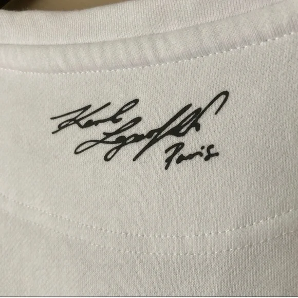 Karl Lagerfeld Monochrome Logo Sweatshirt - Picture 3 of 4